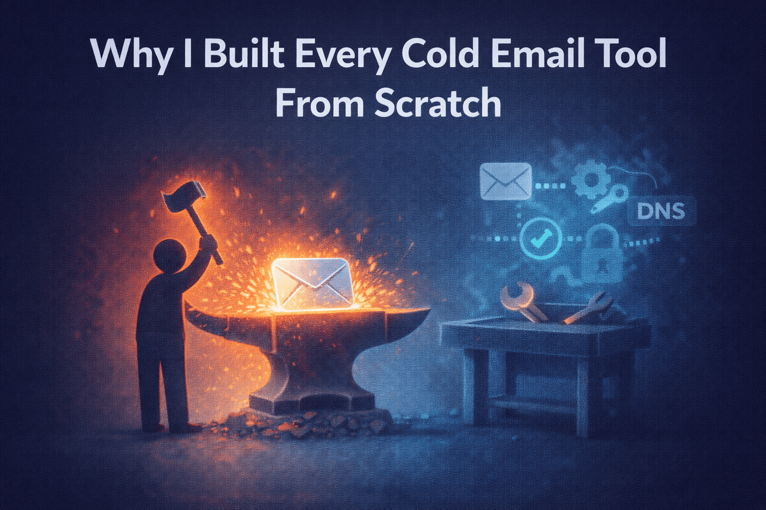 Cover Image for Why I Built Every Cold Email Tool From Scratch